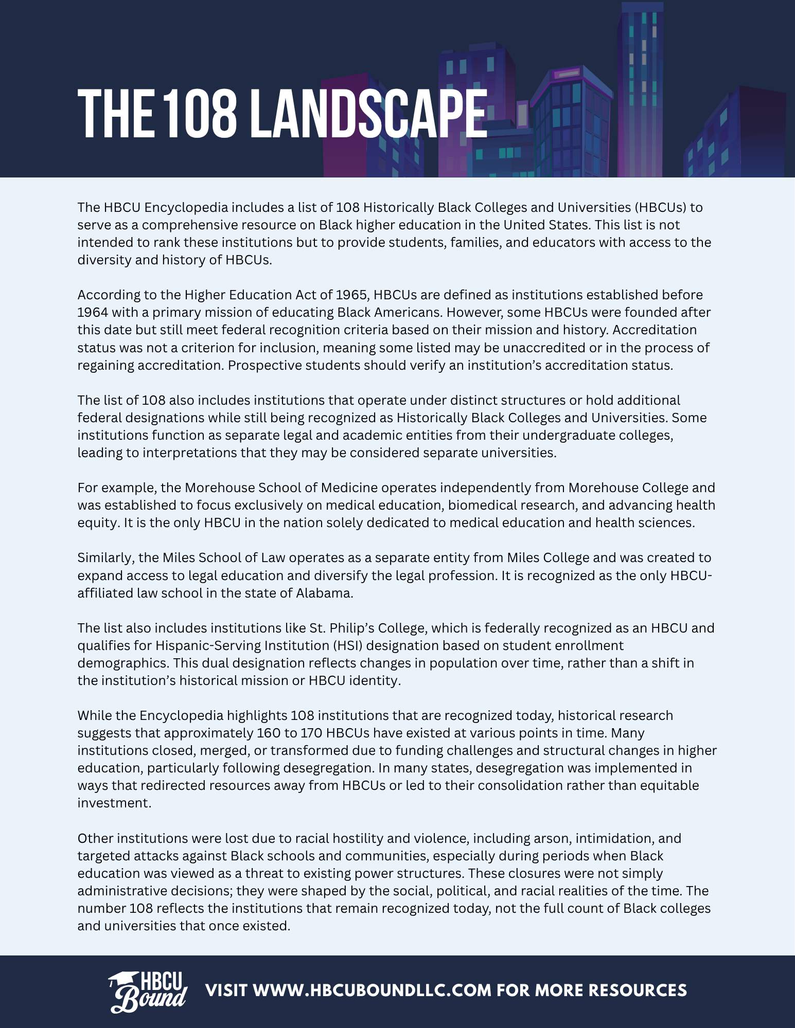 The 108 Landscape