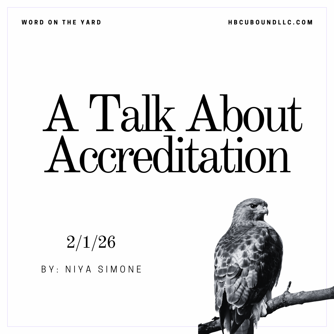 A Talk About Accreditation