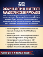 HBCU Bound Philadelphia Juneteenth Parade Sponsorship