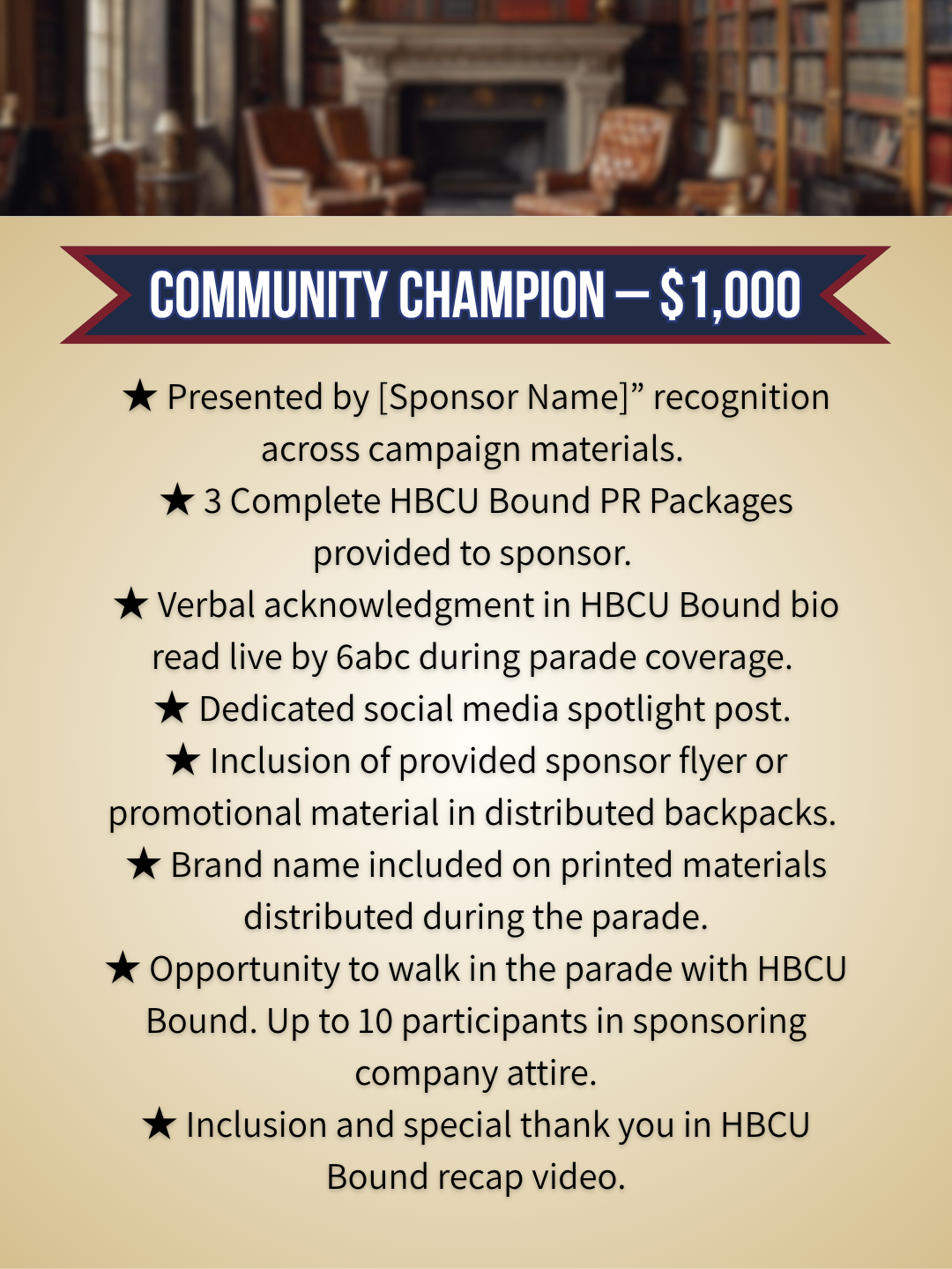 HBCU Bound Philadelphia Juneteenth Parade Sponsorship