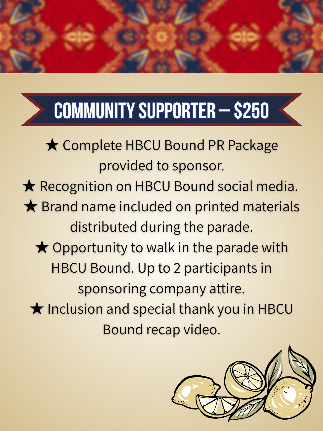 HBCU Bound Philadelphia Juneteenth Parade Sponsorship
